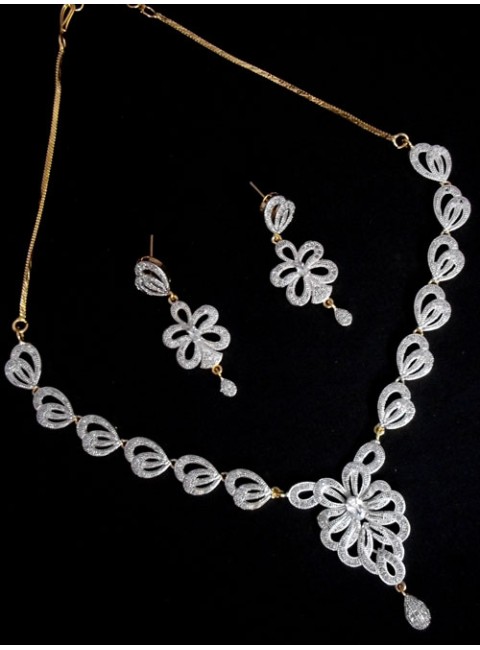 CZ Necklace Set